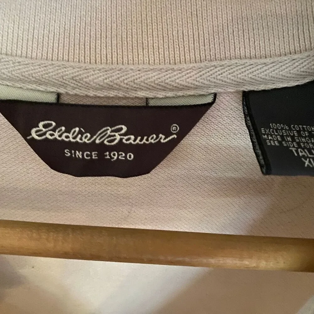 Vintage Mens Eddie Bauer short sleeve Sweater - size XLT